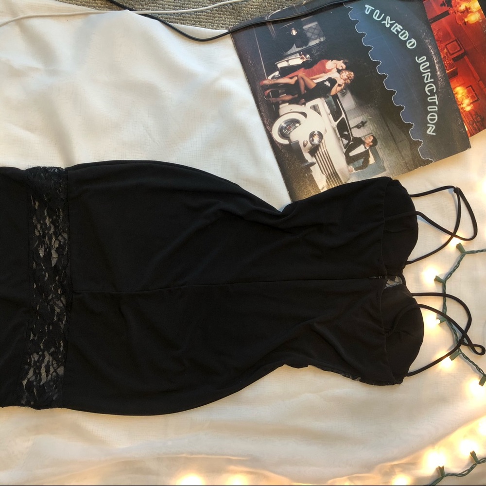 Very sexy soft late night dress with lace